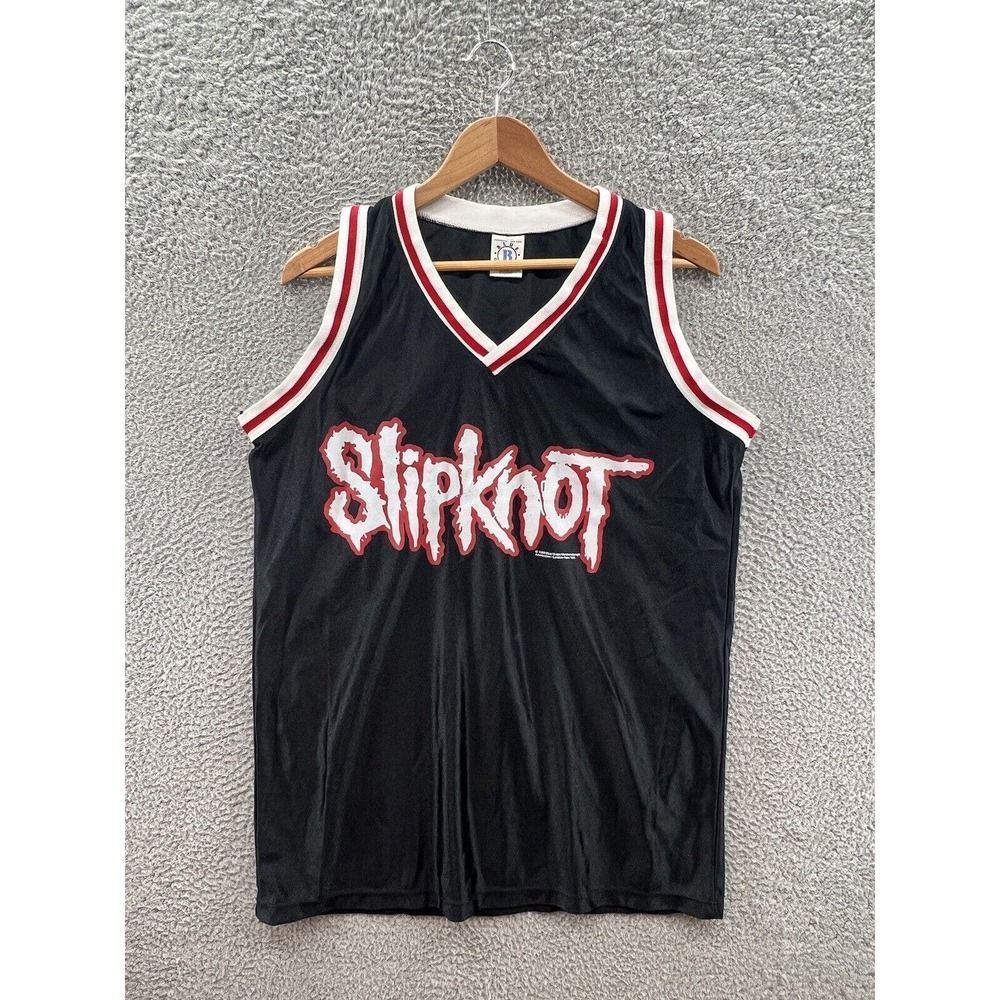 Blue Grape Vintage 1999 Slipknot Black Basketball Jersey Size XL